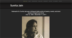 Desktop Screenshot of padmashrisunitajain.com
